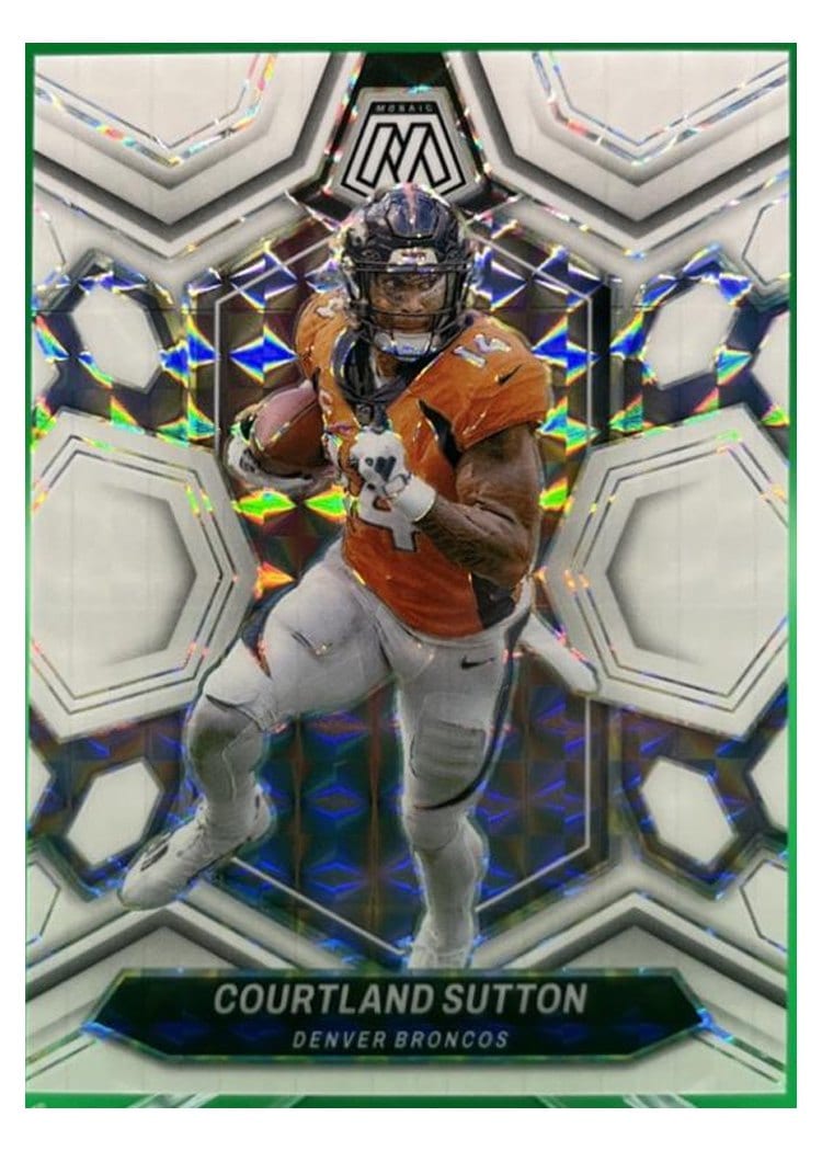 2024 Panini Mosaic Base Set Courtland Sutton #66 card