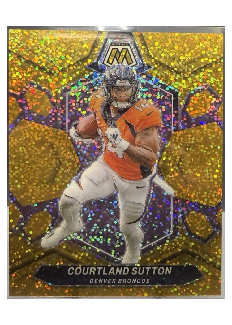 2024 Panini Mosaic Base Set Courtland Sutton #66 card