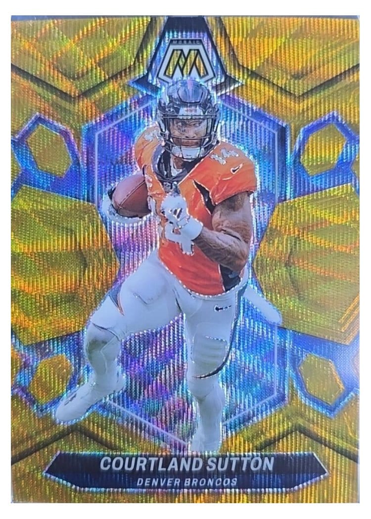 2024 Panini Mosaic Base Set Courtland Sutton #66 card