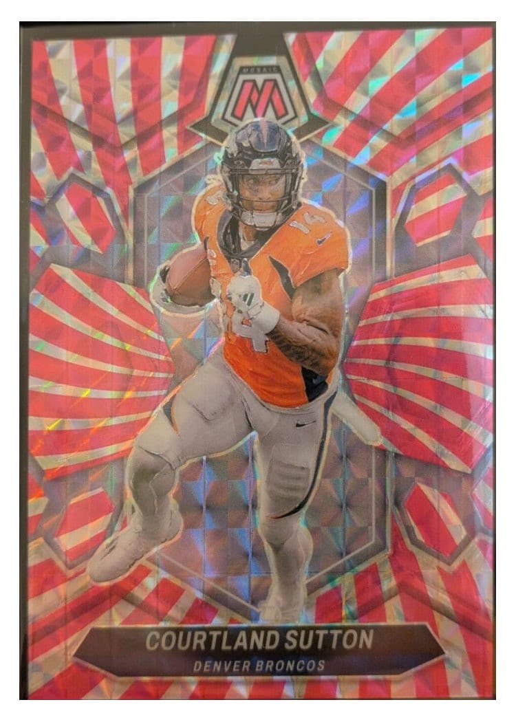 2024 Panini Mosaic Base Set Courtland Sutton #66 card
