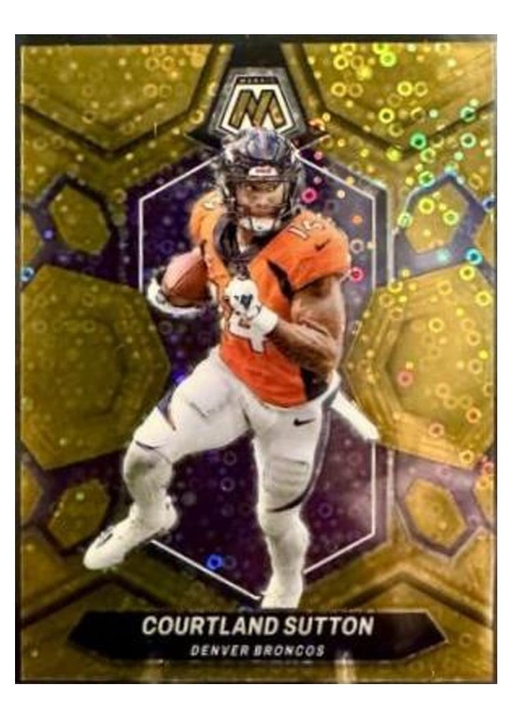 2024 Panini Mosaic Base Set Courtland Sutton #66 card