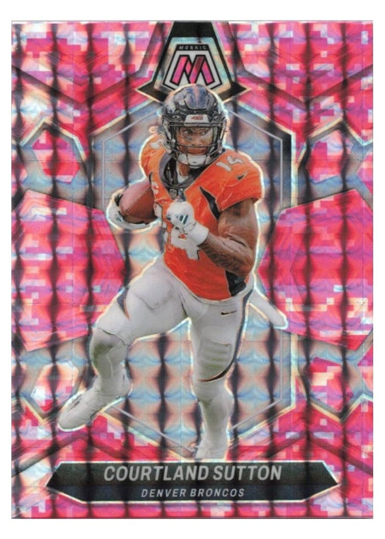 2024 Panini Mosaic Base Set Courtland Sutton #66 card