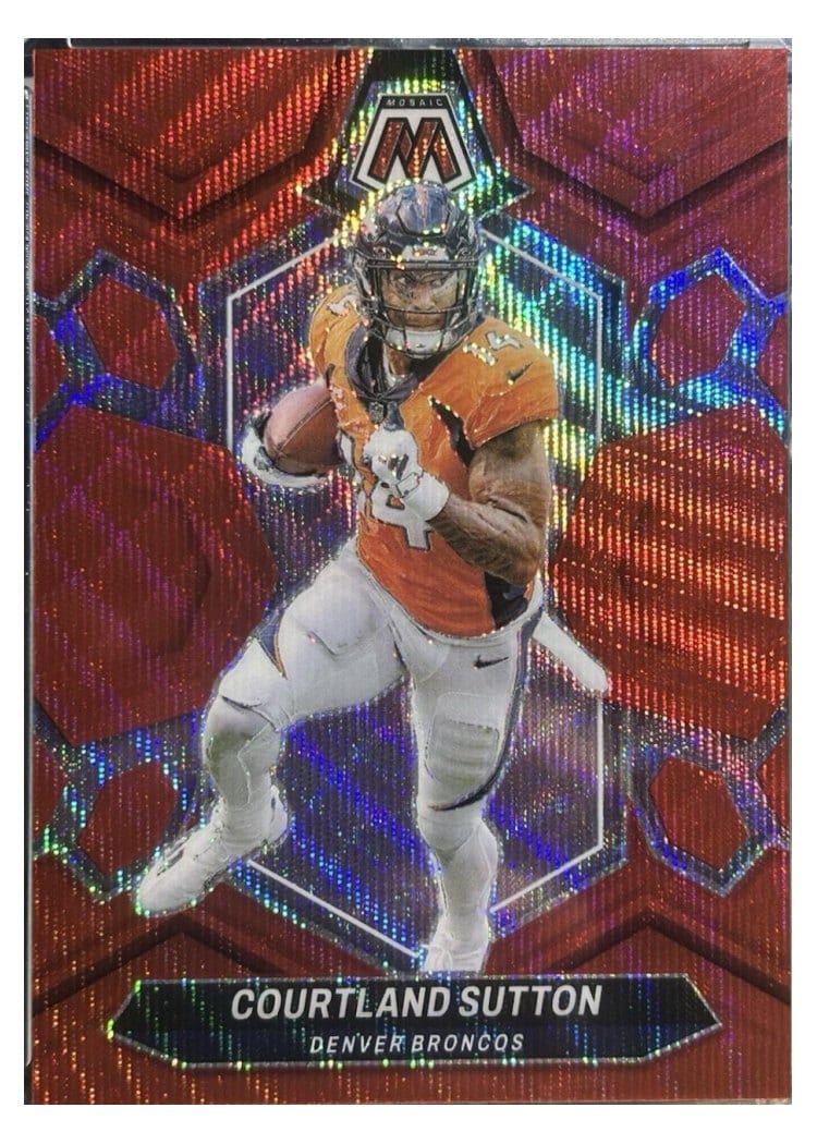 2024 Panini Mosaic Base Set Courtland Sutton #66 card