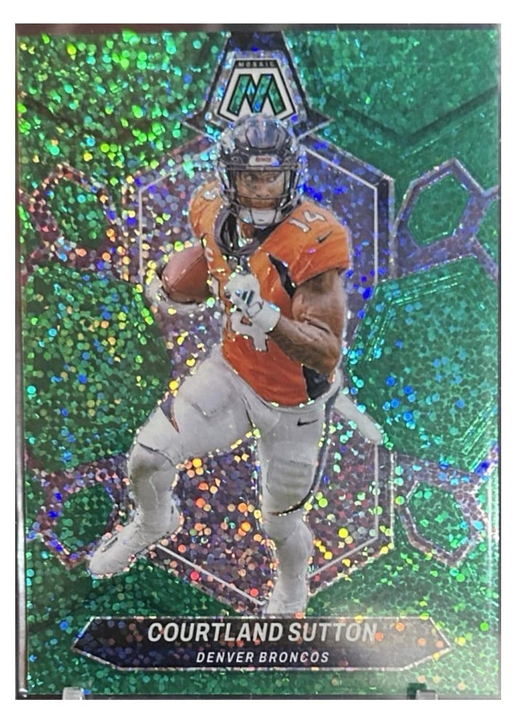 2024 Panini Mosaic Base Set Courtland Sutton #66 card