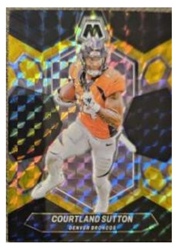 2024 Panini Mosaic Base Set Courtland Sutton #66 card