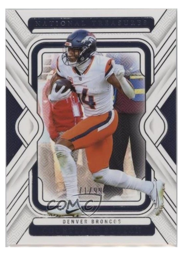 2024 Panini National Treasures Base Set Courtland Sutton #30 card
