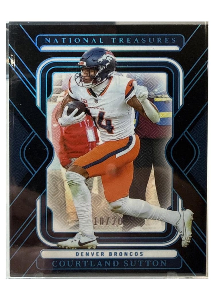 2024 Panini National Treasures Base Set Courtland Sutton #30 card