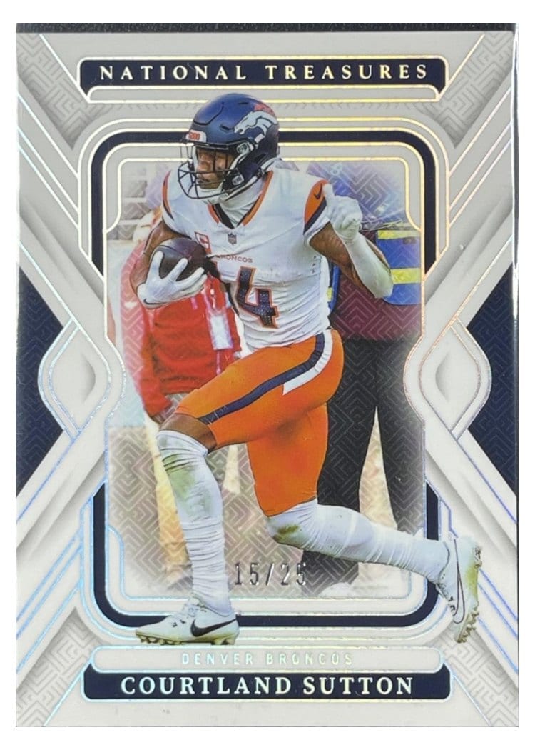 2024 Panini National Treasures Base Set Courtland Sutton #30 card
