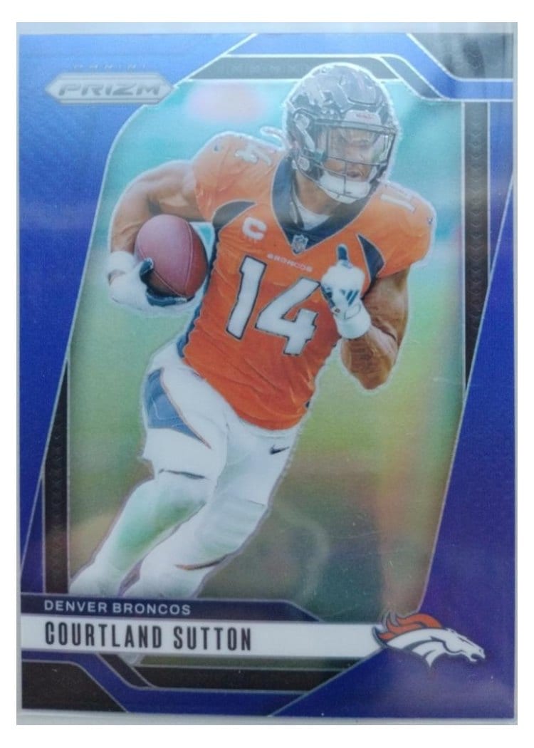 2024 Panini Prizm Base Set Courtland Sutton #86 card