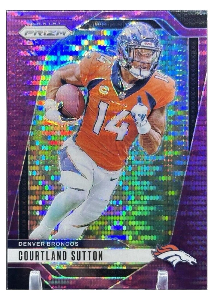 2024 Panini Prizm Base Set Courtland Sutton #86 card