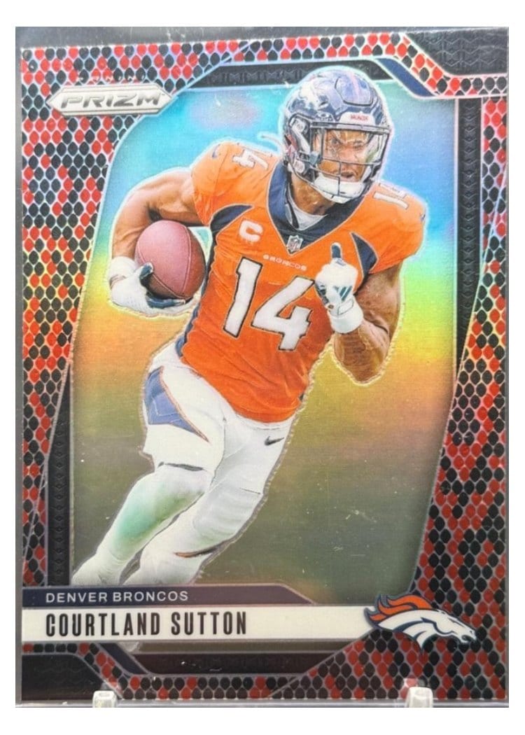2024 Panini Prizm Base Set Courtland Sutton #86 card