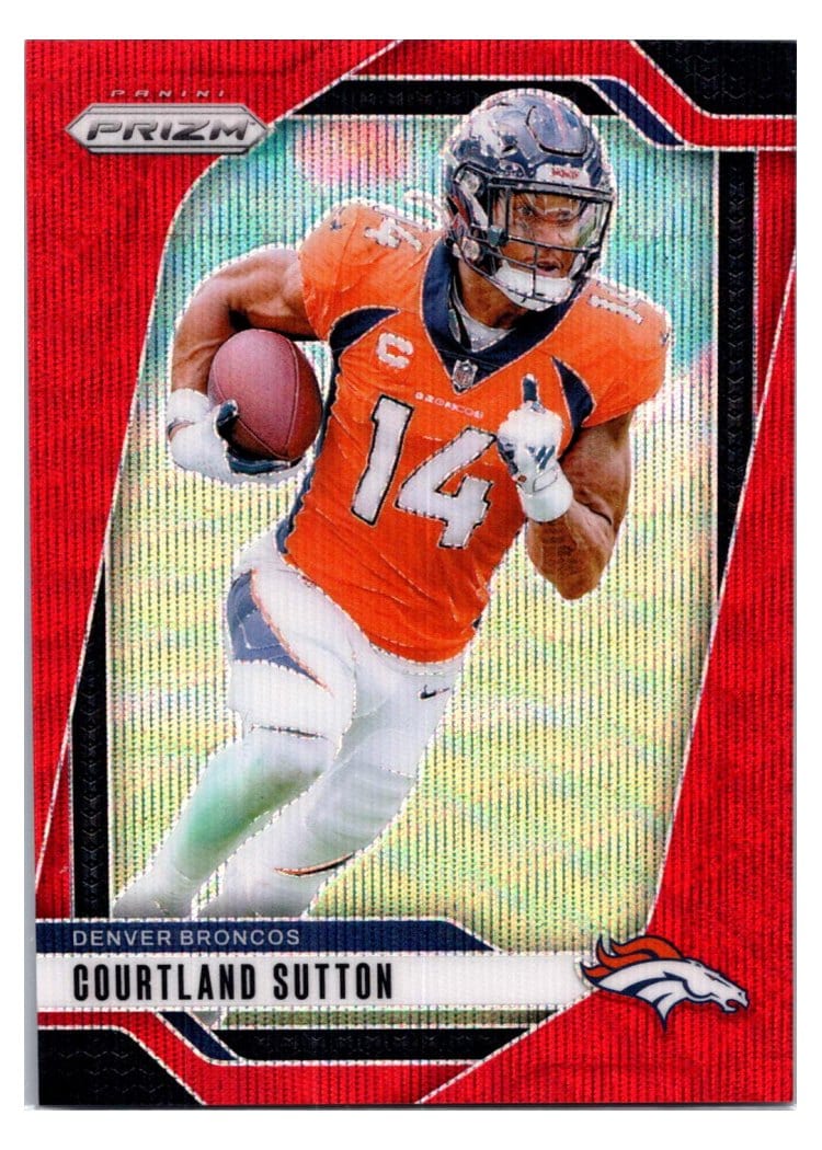 2024 Panini Prizm Base Set Courtland Sutton #86 card