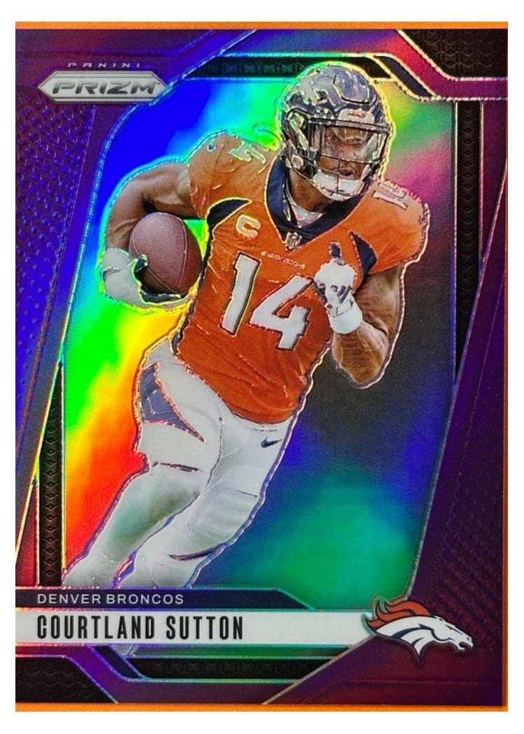 2024 Panini Prizm Base Set Courtland Sutton #86 card