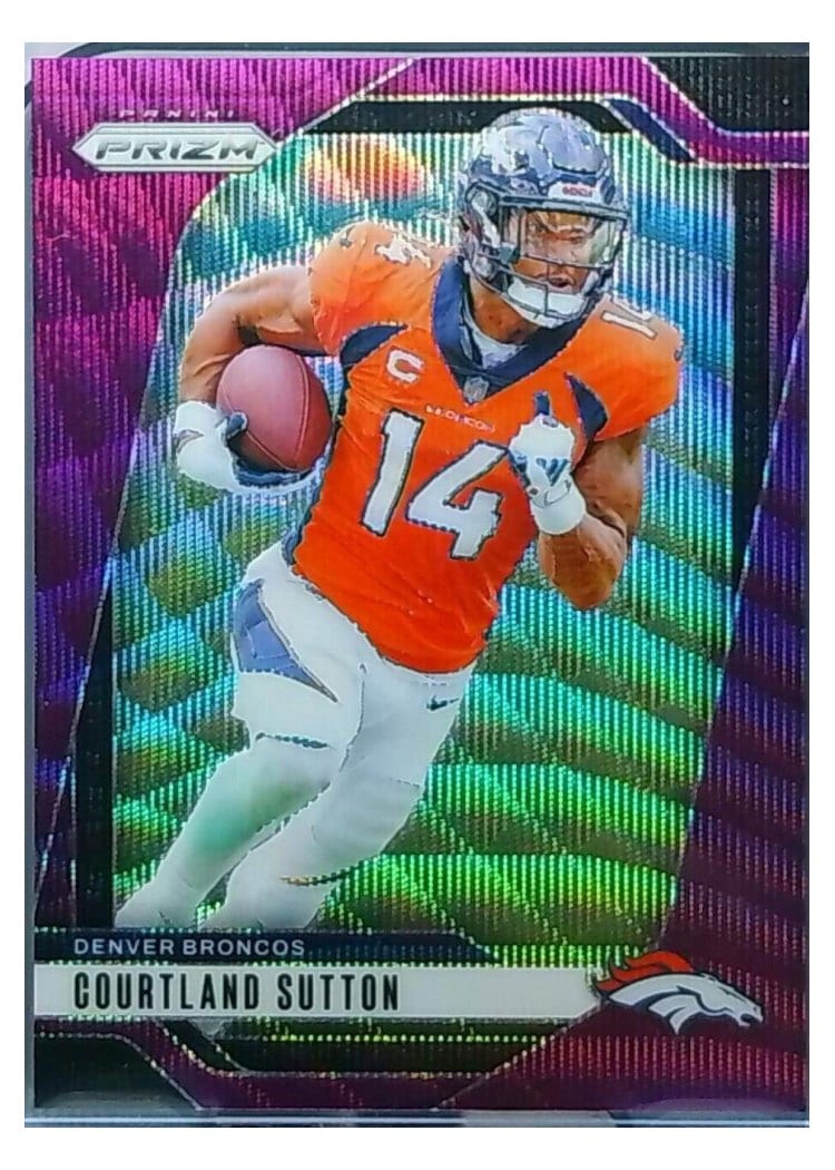 2024 Panini Prizm Base Set Courtland Sutton #86 card