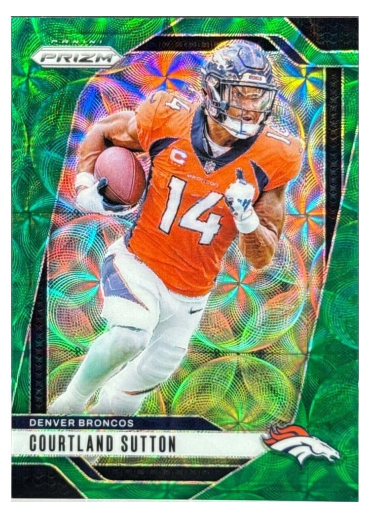 2024 Panini Prizm Base Set Courtland Sutton #86 card