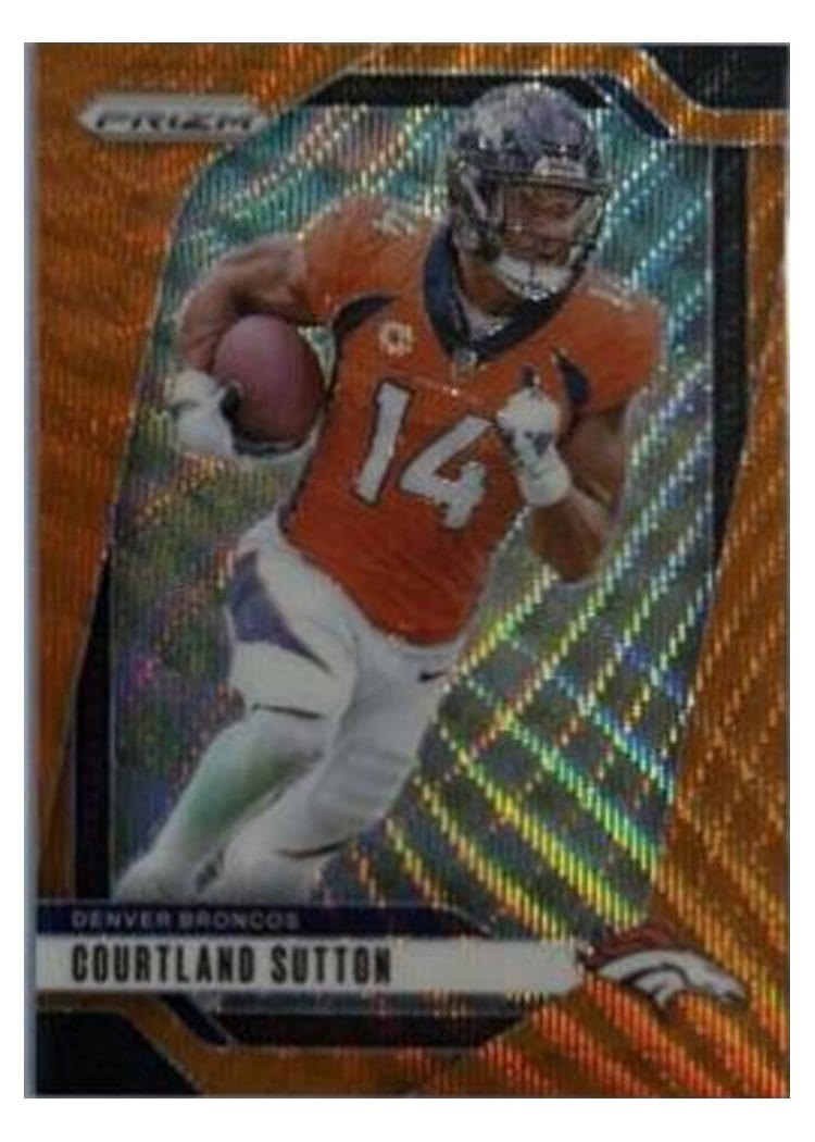 2024 Panini Prizm Base Set Courtland Sutton #86 card
