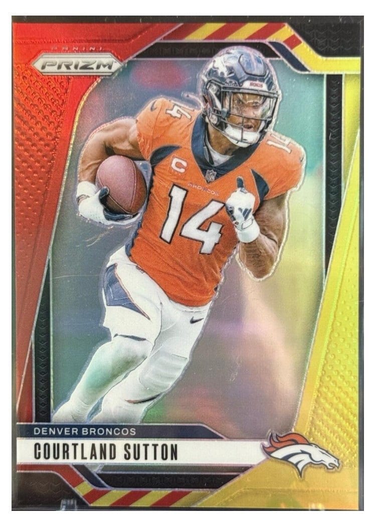 2024 Panini Prizm Base Set Courtland Sutton #86 card