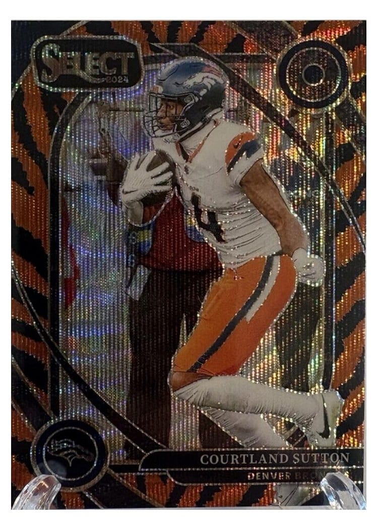 2024 Panini Select Base Set Courtland Sutton #240 card