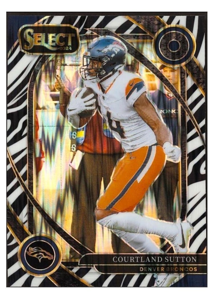 2024 Panini Select Base Set Courtland Sutton #240 card