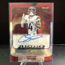 2025 Finest Flashback Autographs Courtland Sutton #FBA-CS