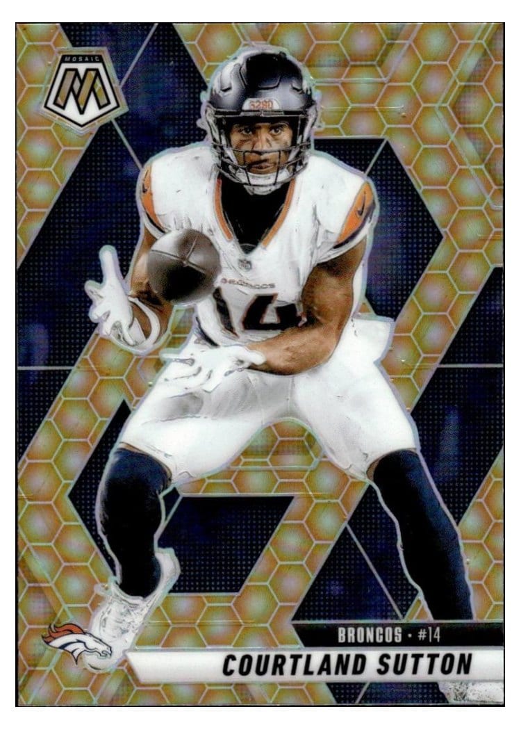 2025 Panini Mosaic Base Set Courtland Sutton #64 card