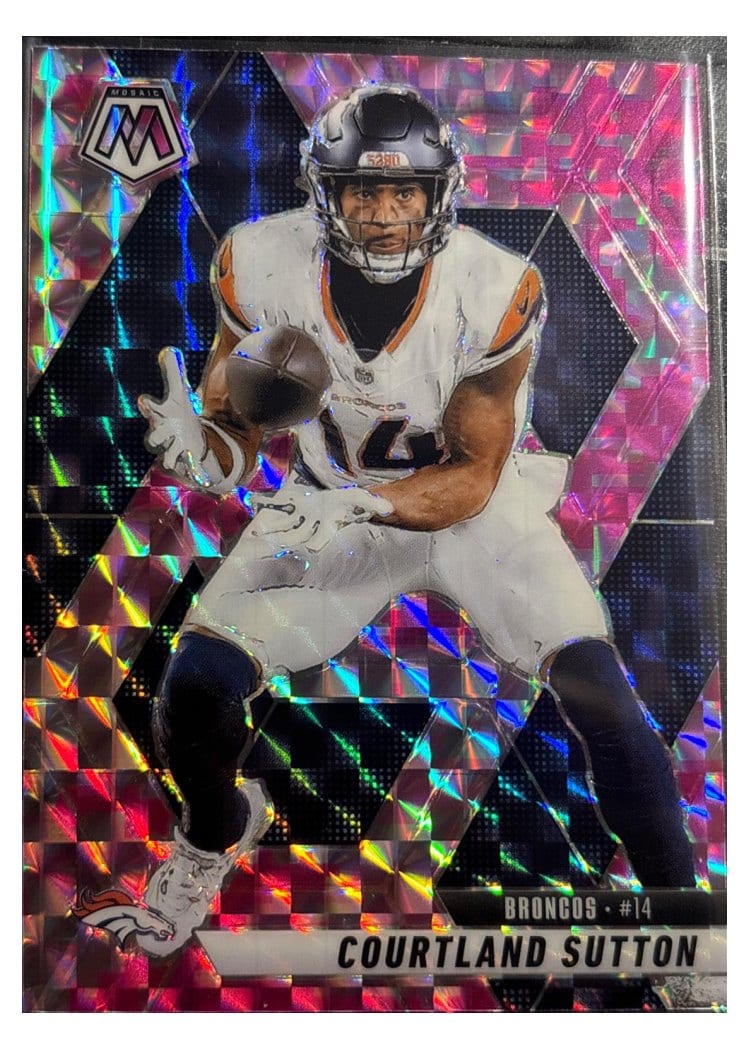 2025 Panini Mosaic Base Set Courtland Sutton #64 card