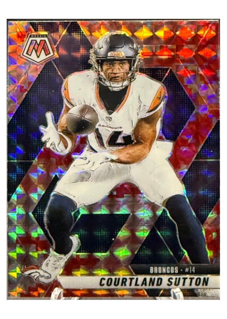 2025 Panini Mosaic Base Set Courtland Sutton #64 card