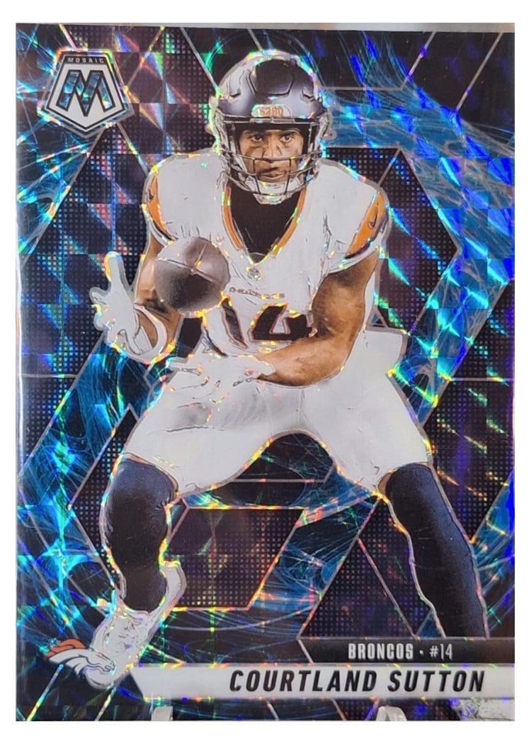 2025 Panini Mosaic Base Set Courtland Sutton #64 card