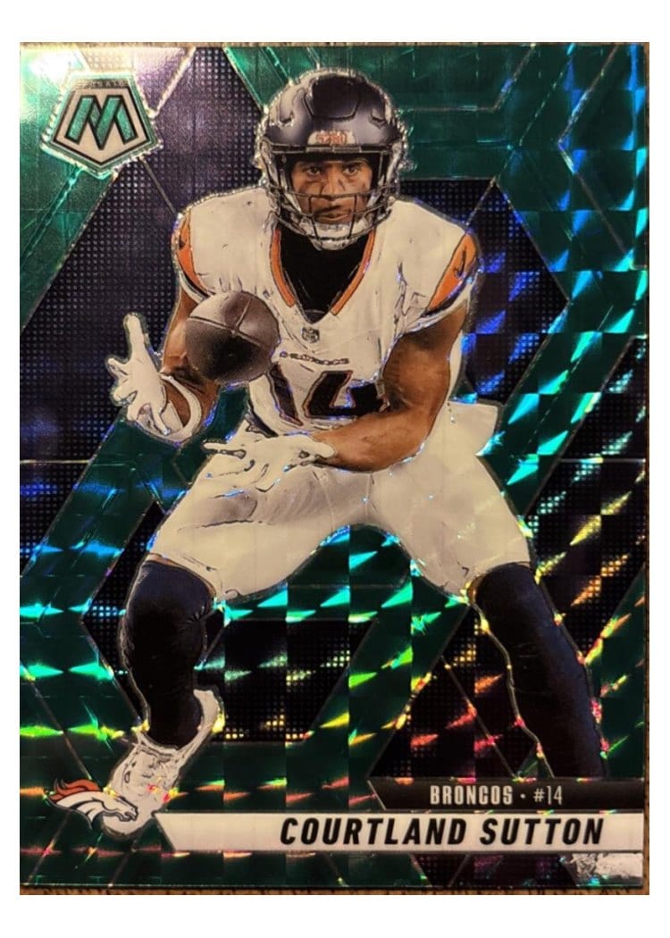 2025 Panini Mosaic Base Set Courtland Sutton #64 card
