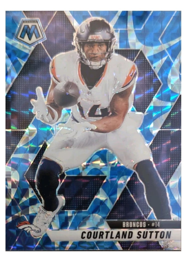 2025 Panini Mosaic Base Set Courtland Sutton #64 card