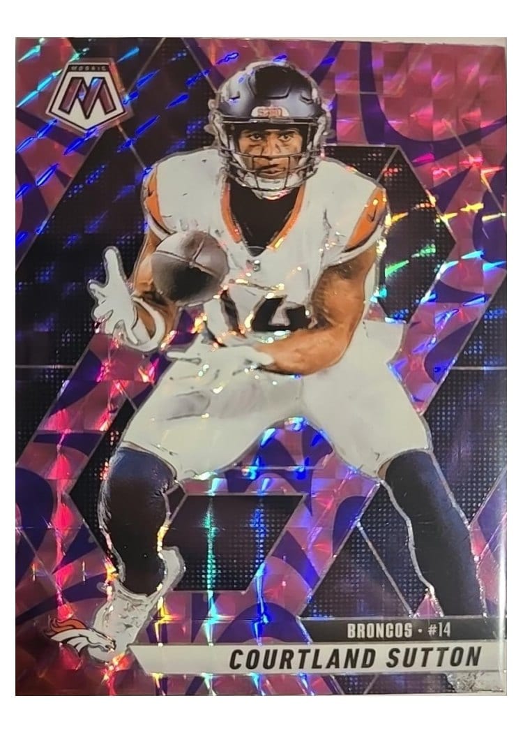 2025 Panini Mosaic Base Set Courtland Sutton #64 card