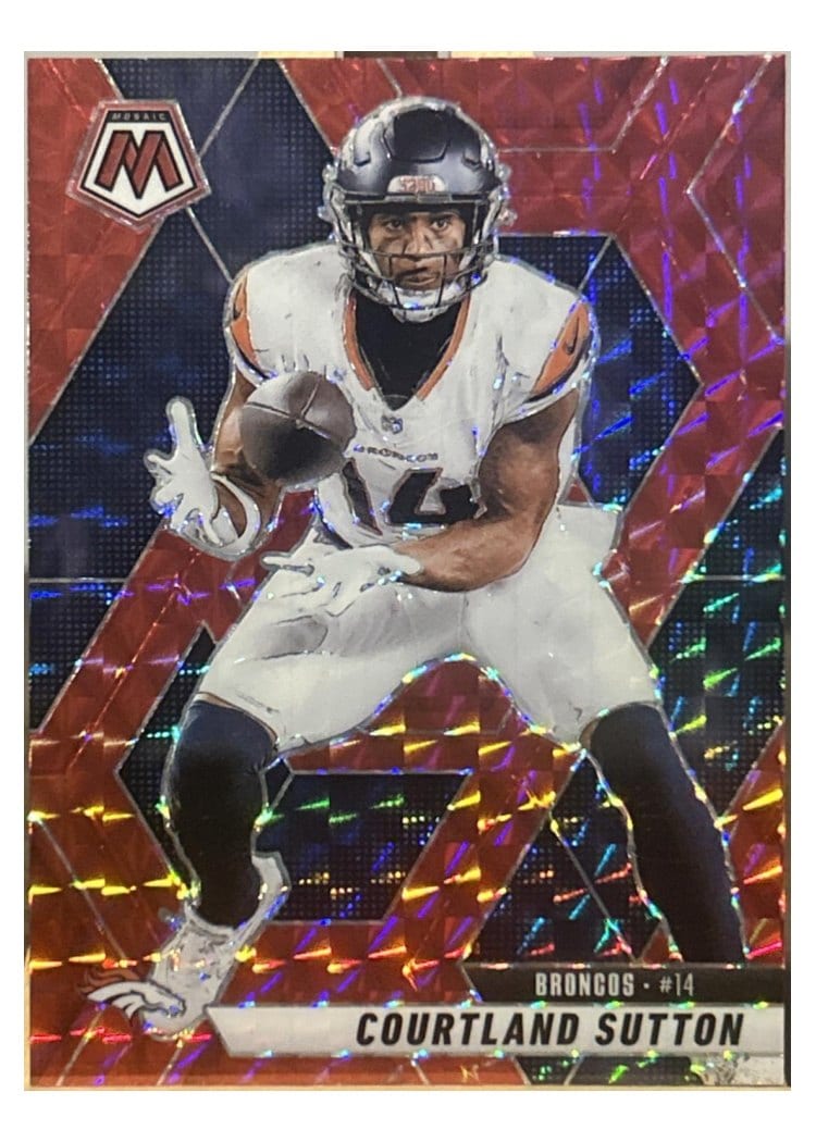 2025 Panini Mosaic Base Set Courtland Sutton #64 card