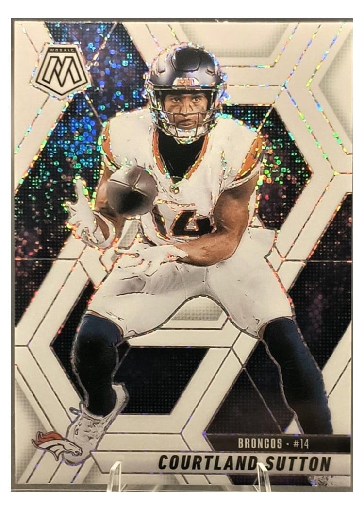 2025 Panini Mosaic Base Set Courtland Sutton #64 card