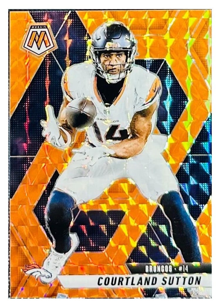 2025 Panini Mosaic Base Set Courtland Sutton #64 card
