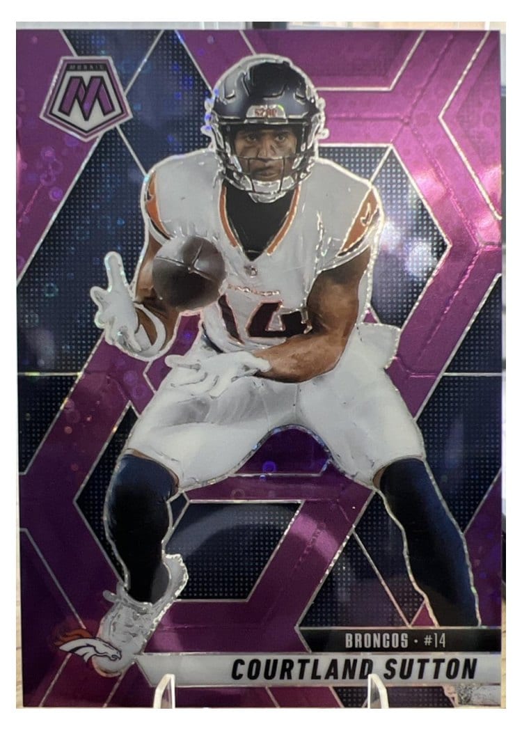2025 Panini Mosaic Base Set Courtland Sutton #64 card
