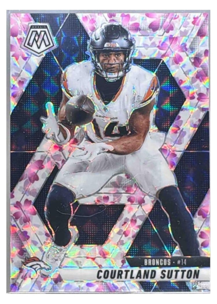 2025 Panini Mosaic Base Set Courtland Sutton #64 card