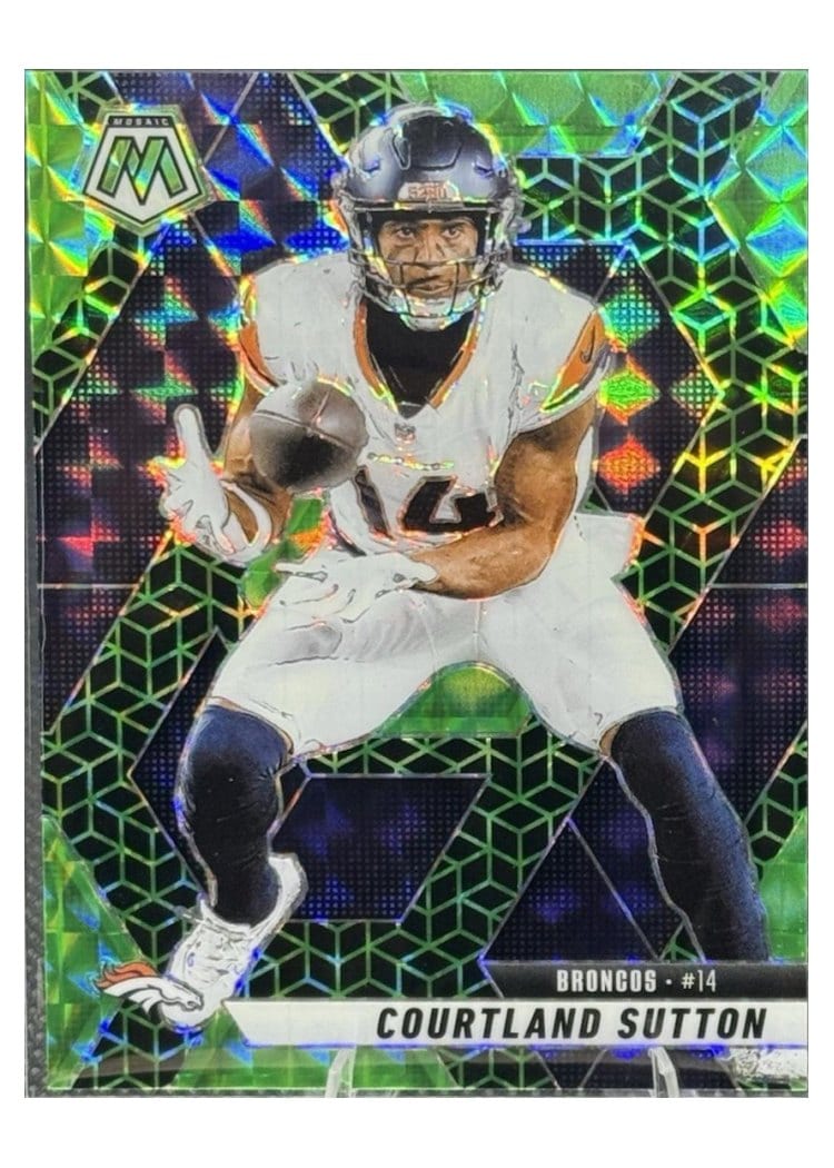 2025 Panini Mosaic Base Set Courtland Sutton #64 card