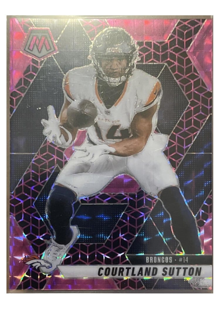 2025 Panini Mosaic Base Set Courtland Sutton #64 card