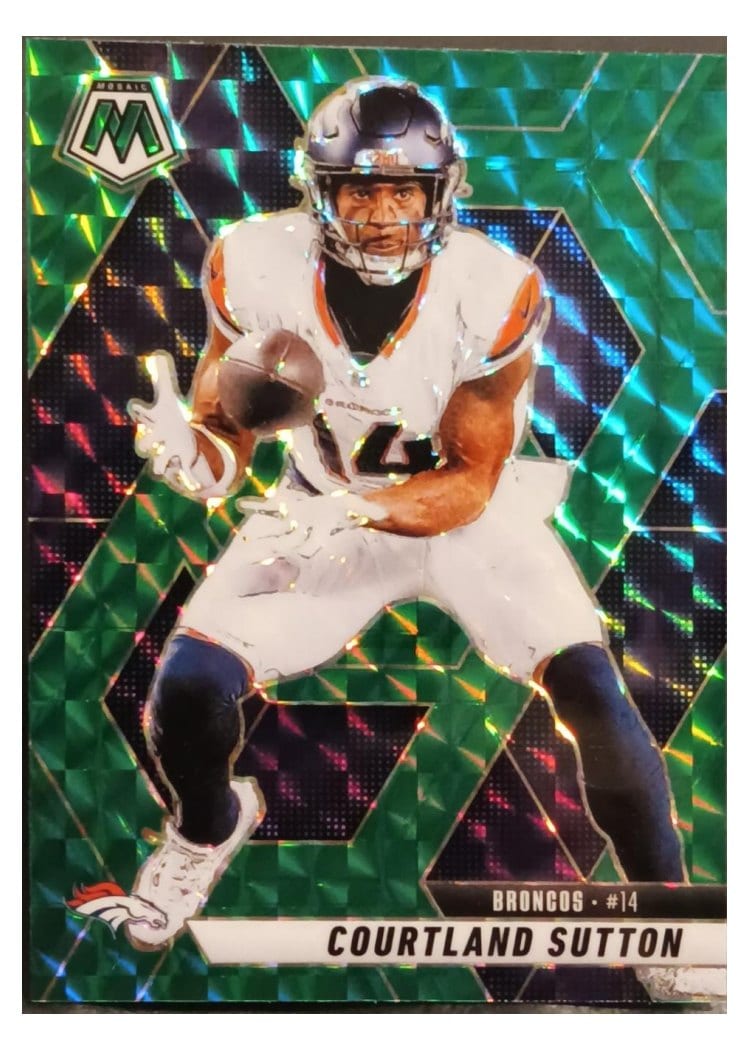 2025 Panini Mosaic Base Set Courtland Sutton #64 card