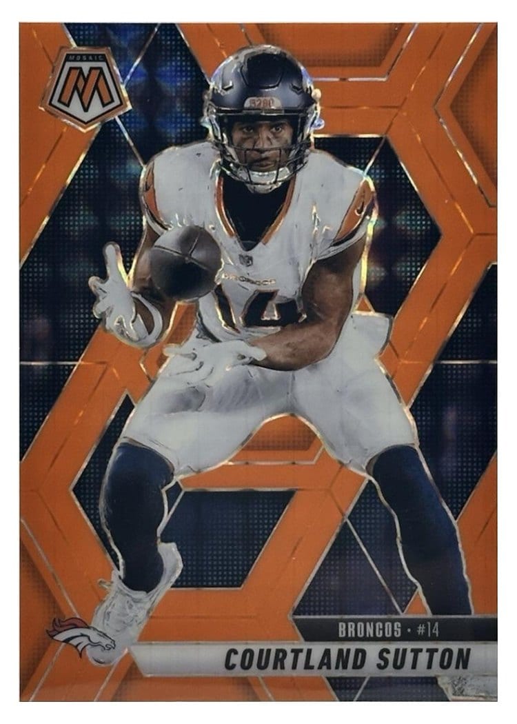 2025 Panini Mosaic Base Set Courtland Sutton #64 card
