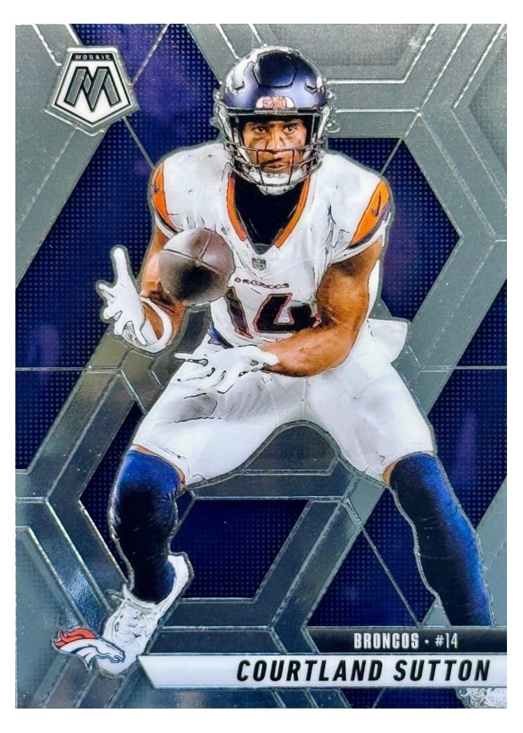 2025 Panini Mosaic Base Set Courtland Sutton #64 card