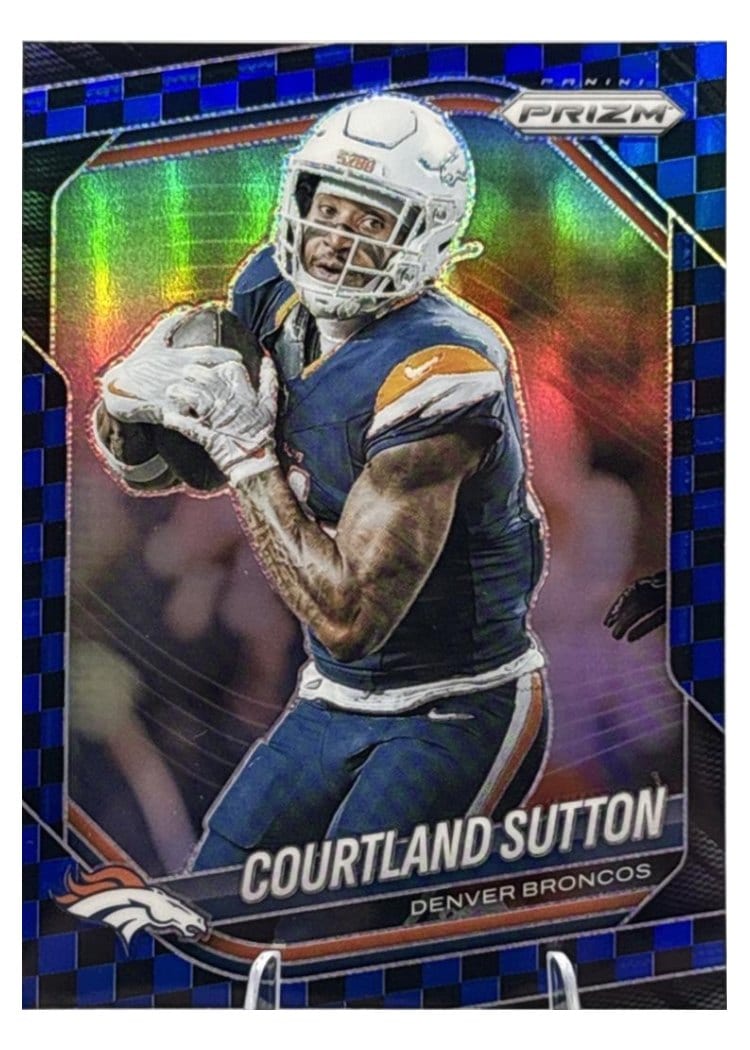 2025 Panini Prizm Base Set Courtland Sutton #163 card