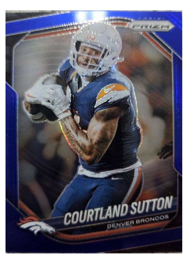 2025 Panini Prizm Base Set Courtland Sutton #163 card