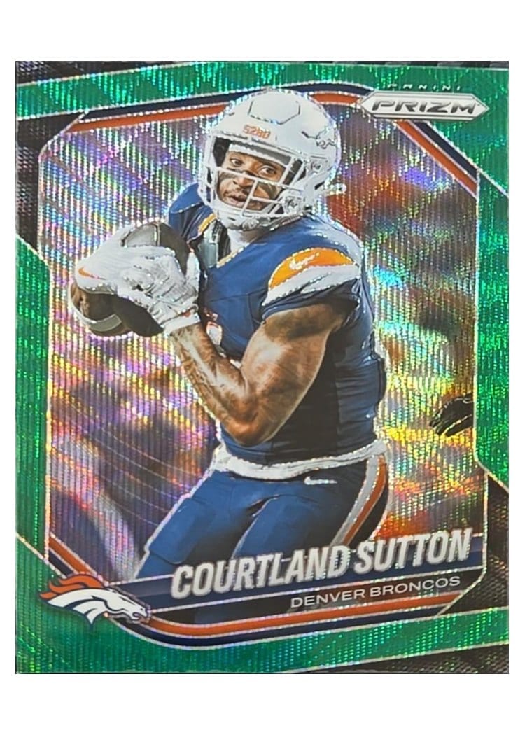 2025 Panini Prizm Base Set Courtland Sutton #163 card