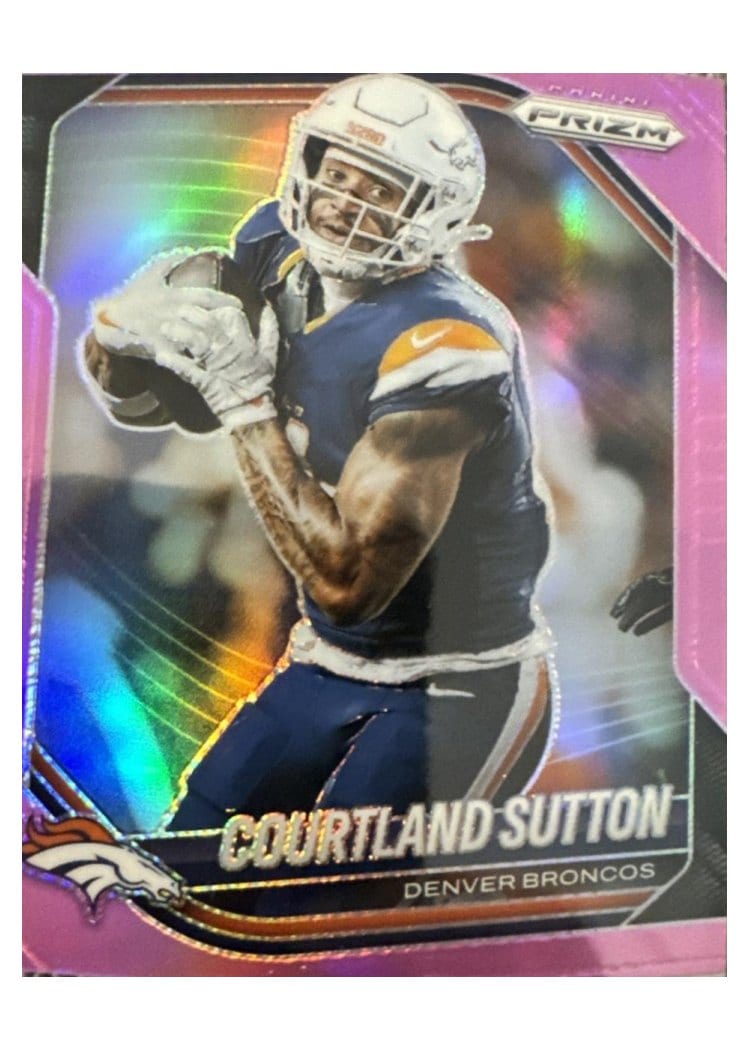 2025 Panini Prizm Base Set Courtland Sutton #163 card