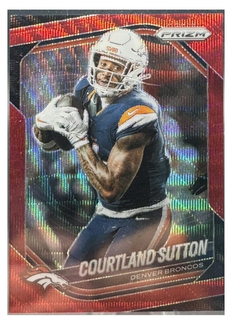 2025 Panini Prizm Base Set Courtland Sutton #163 card