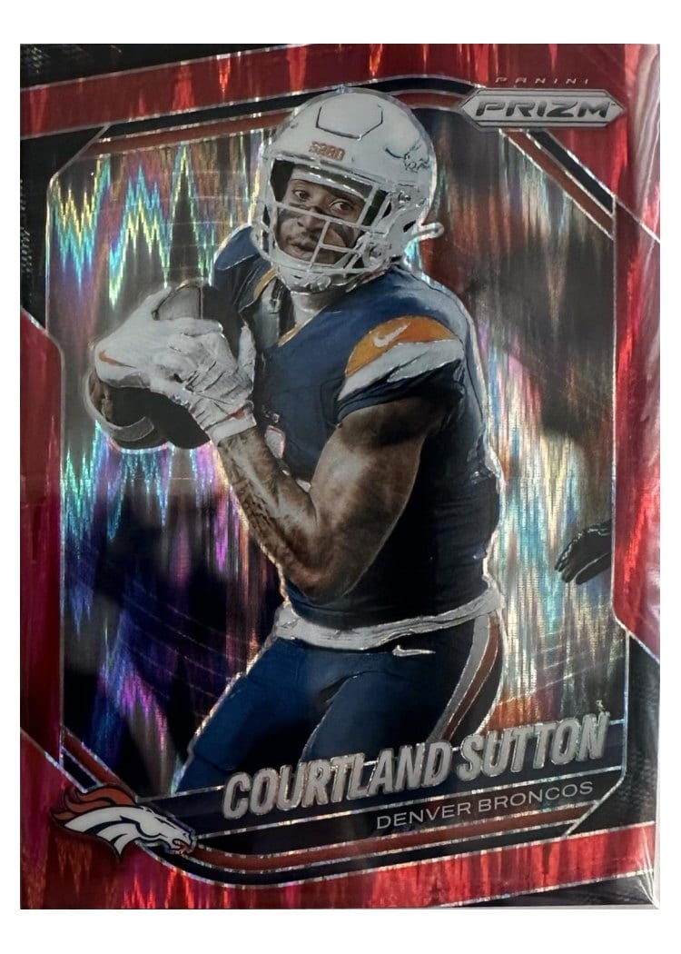 2025 Panini Prizm Base Set Courtland Sutton #163 card