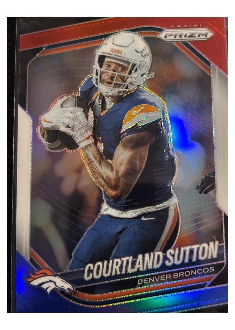 2025 Panini Prizm Base Set Courtland Sutton #163 card