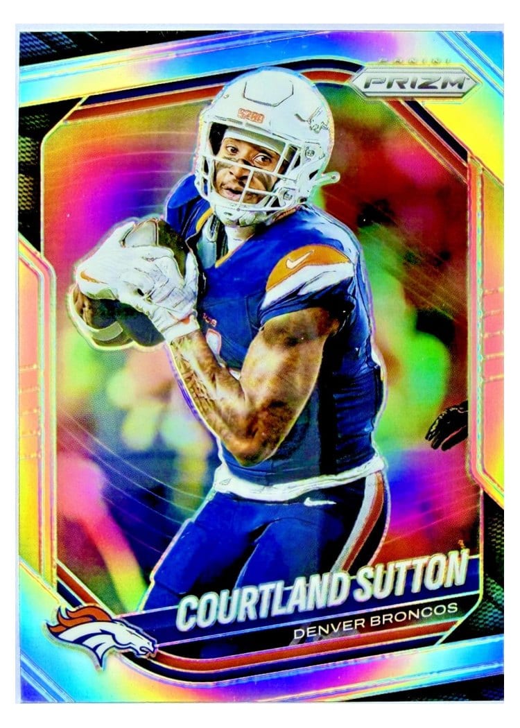 2025 Panini Prizm Base Set Courtland Sutton #163 card