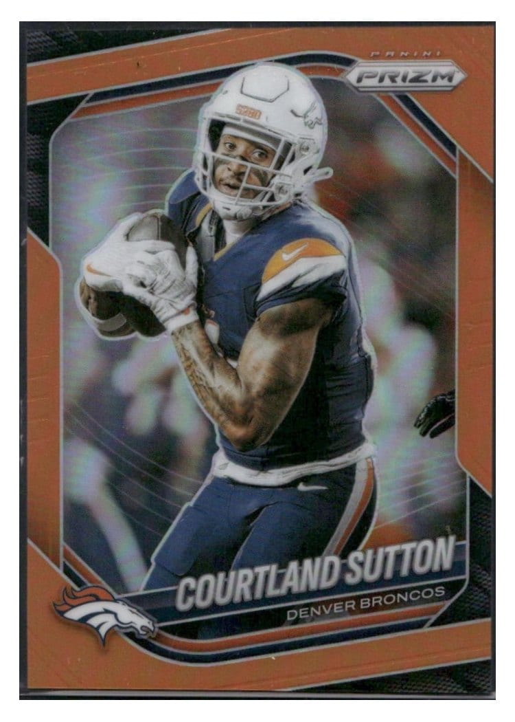 2025 Panini Prizm Base Set Courtland Sutton #163 card